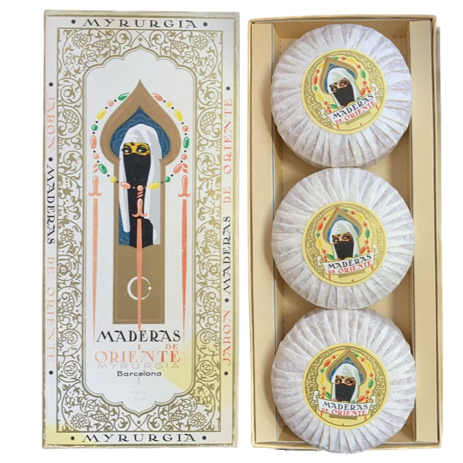 MYRURGIA - Maderas de Oriente Set Saponette Vintage