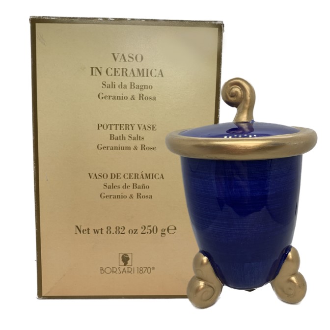 BORSARI - Sali da Bagno con Vaso in Ceramica Vintage