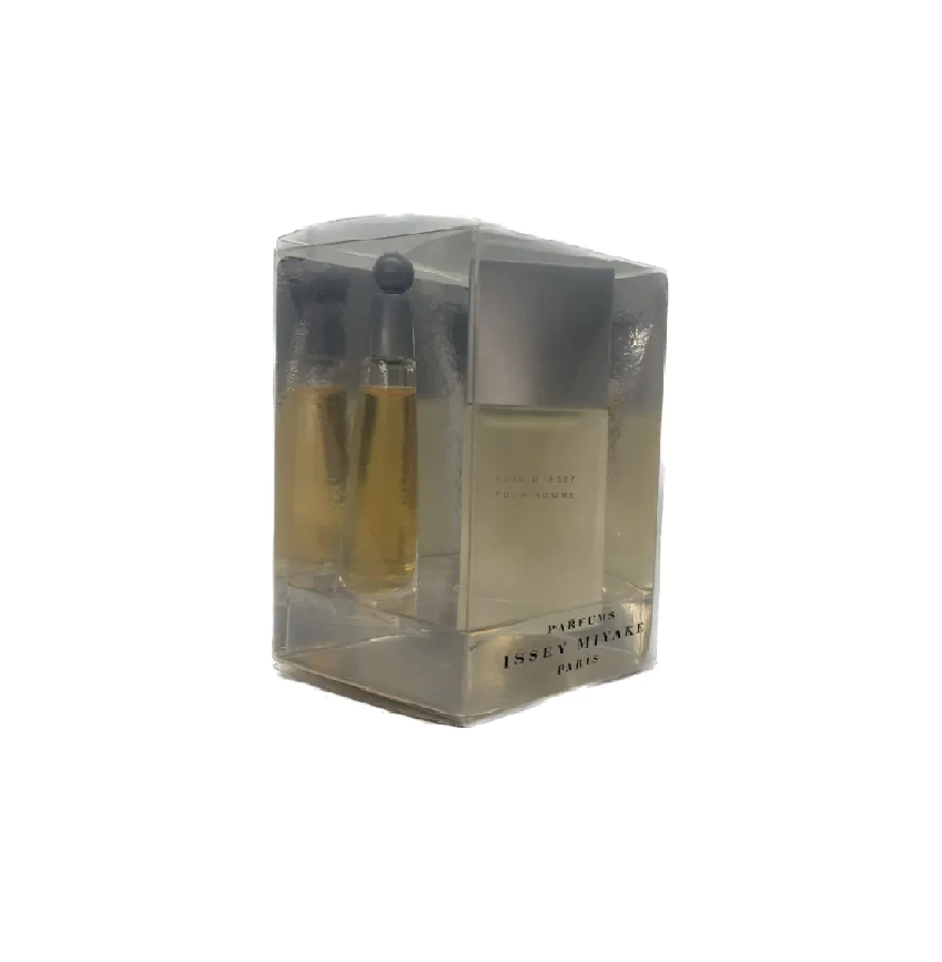 ISSEY MIYAKE - L'Eau d'Issey SET: l'eau d' Issey homme eau de toilette 7ml + l'eau d'Issey parfum 3ml Miniature