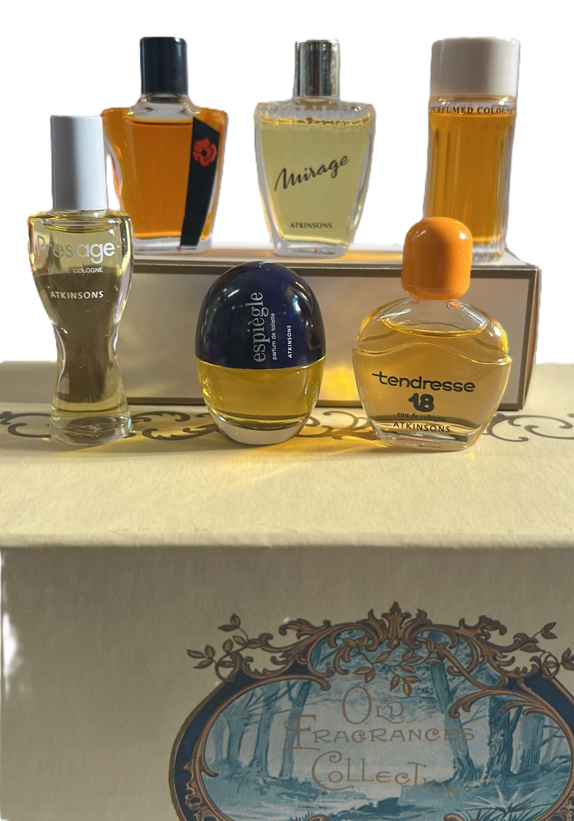 ATKINSONS Old Fragrance Collection SET 6 miniature VINTAGE RARISSIMO - immagine 2