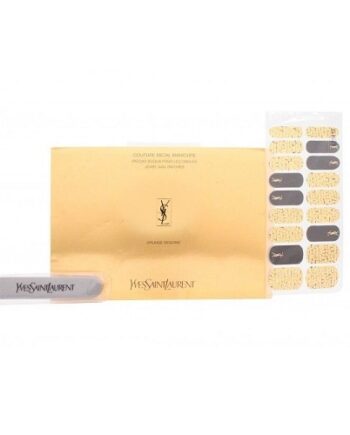 YVES SAINT LAURENT Couture Metal Manicure, Patch Bijoux pour les Ongles, Grunge Sequins